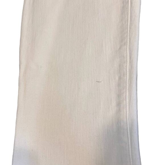 J Crew 8” Toothpick Skinny Classic Mid-Rise Cotton Blend Jeans Women 29T White - Picture 6 of 6